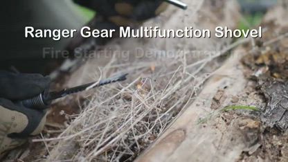 Ranger Gear Multifunction Shovel Fire starting demonstration